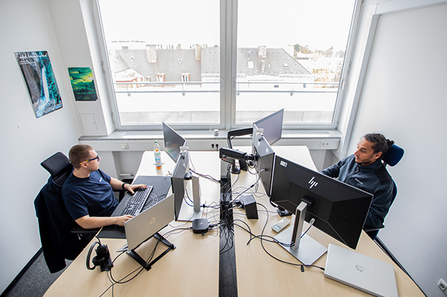 Baghus Team für Betriebsunterstützung